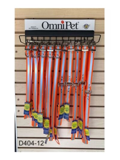 Omni Pet Sunglo Reflective Dog Collar Display Assorted 30 Pc