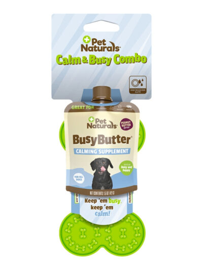 Pet Naturals Of Vermont Busy Butter Calming Peanut Butter 1.5 oz. w/ Lick Mat