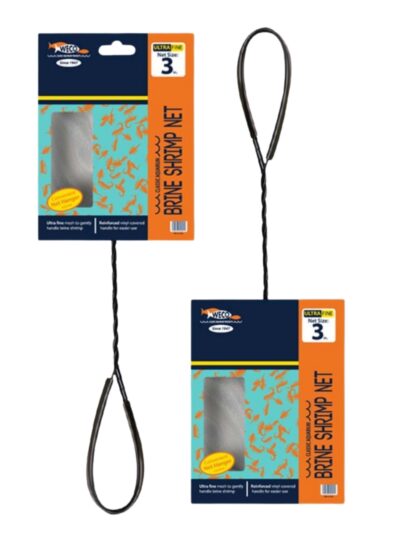 Weco Products Brine Shrimp Net Black, White, 1ea/3 in, Ultra-Fine