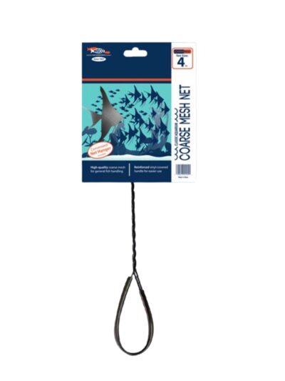 Weco Products Classic Coarse Mesh Net Standard Handle, Black, 1ea/4 in
