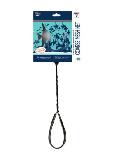 Weco Products Classic Coarse Mesh Net Standard Handle, Black, 1ea/7 in