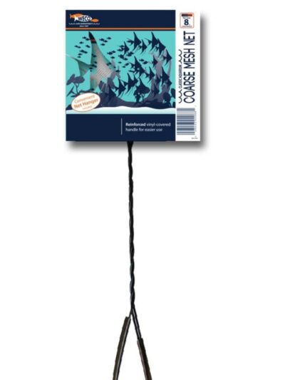 Weco Products Classic Coarse Mesh Net Extra Long Handle, Black, 1ea/8 in