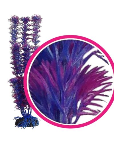 Weco Products Dream Series Fuschia Fern Aquarium Plant Pink, Purple, 1ea/9 in