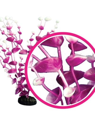 Weco Products Dream Series Tulips Aquarium Plant Magenta, 1ea/12 in