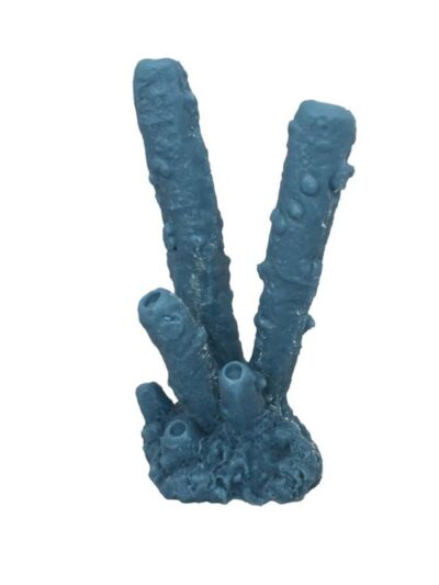 Weco Products South Pacific Coral Tube Sponge Ornament Blue, 1ea/MD