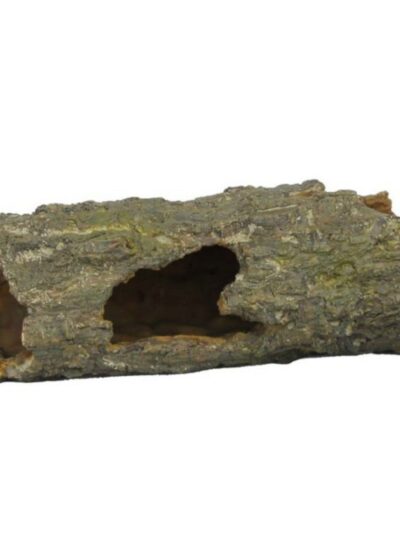 Weco Products Wecorama Sleepy Hollows Mossy Log Terrarium Ornament with Hollow Brown/Green, 1ea/MD