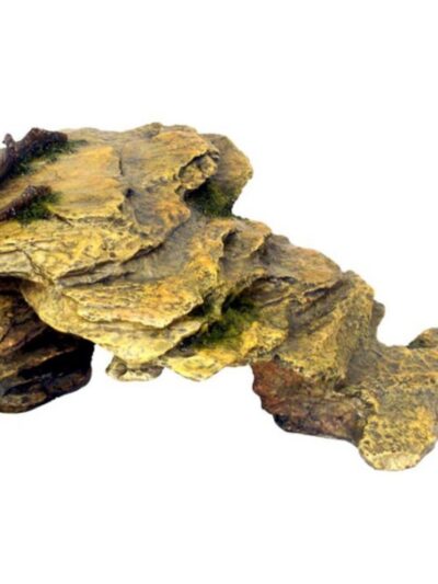 Weco Products Wecorama Galapagos Silver Shale Ramp Terrarium Ornament Brown, 1ea/MD