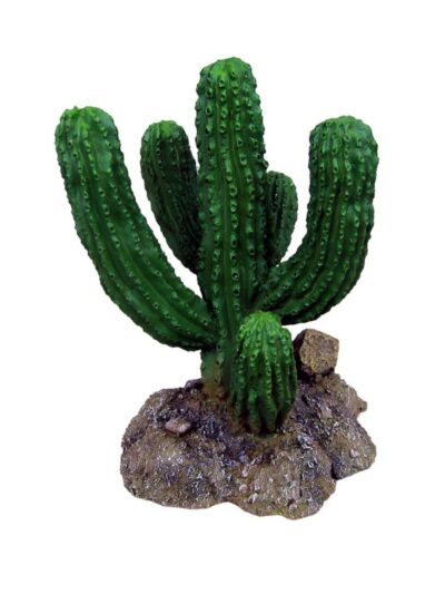 Weco Products Badlands Saguaro Rock Terrarium Ornament Brown, Green, 1ea/7.4 in
