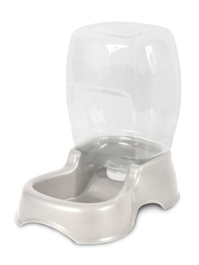 Petmate Pet Cafe Waterer Pearl Silver 1ea/MD