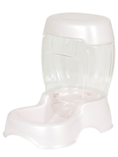 Petmate Pet Cafe Feeder Pearl Silver 1ea/MD