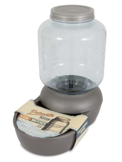 Petmate Mason Gravity Waterer Soda Glass 1ea/LG