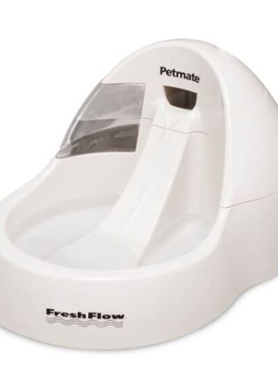 Aspen Cool Flow Pet Fountain White 1ea/MD
