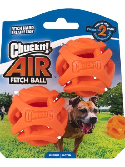 Chuckit Dog Air Fetch Ball Medium - 2 Pack
