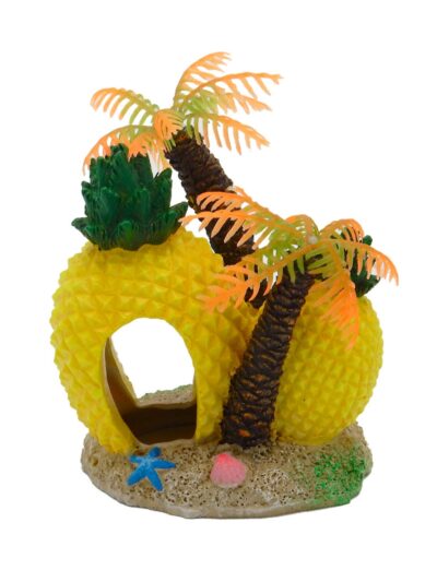 Blue Ribbon Pet Products Exotic Environments Pineapple Island Hideaway Aquarium Ornament 1ea/SM