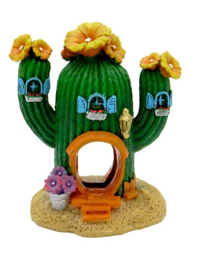 Blue Ribbon Pet Products Exotic Environments Cactus Hideaway Aquarium Ornament 1ea/SM