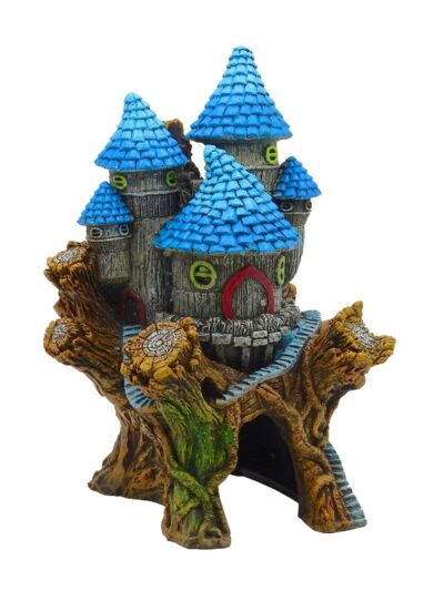 Blue Ribbon Pet Products Exotic Environments Fantasy Treehouse Hideaway Aquarium Ornament 1ea/SM