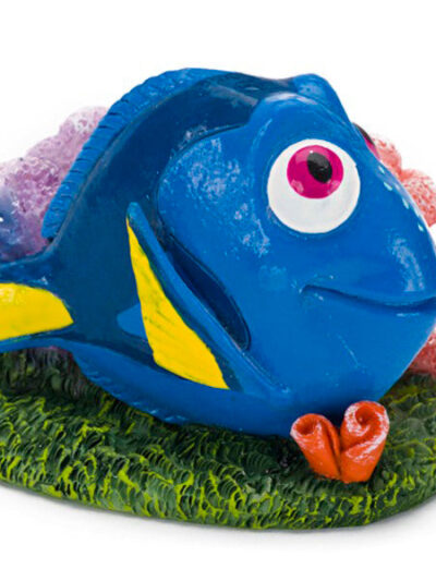 Disney Dory with Coral Aquarium Statue Blue, Green, Pink 1ea/1.5 in, Mini