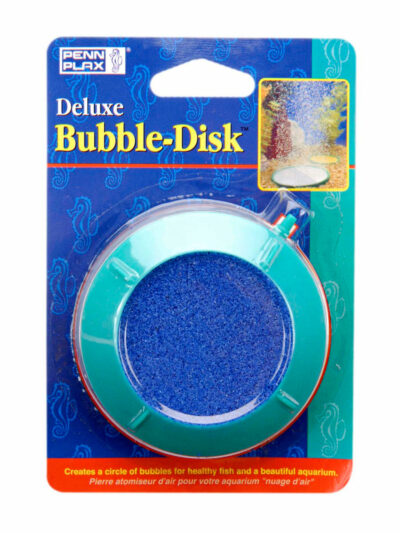 Penn-Plax Deluxe Bubble-Disk Air Stone Green/Blue 1ea/3 in, SM