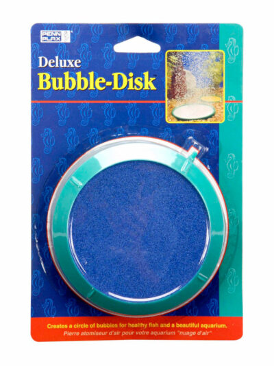 Penn-Plax Deluxe Bubble-Disk Air Stone Green/Blue 1ea/5 in, LG