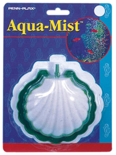 Penn-Plax Aqua-Mist Air Stone Shell White, Green 1ea