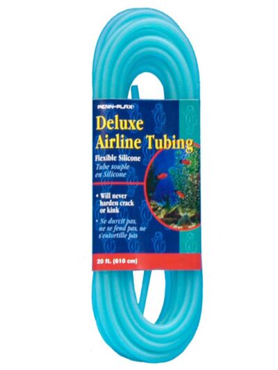 Penn-Plax Deluxe Silicone Airline Tubing Blue 1ea/3/16 In X 20 ft