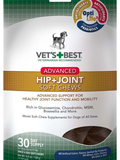 Vet's Best Advanced Hip + Joint Soft Chews 1ea/30 Chews, 4.2 oz