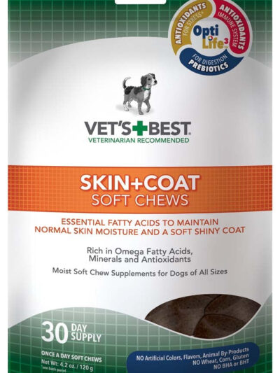Vet's Best Skin & Coat Soft Chews 1ea/4.2 oz, 30 ct