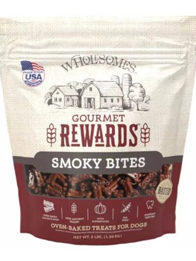 Wholesomes Rewards Gourmet Biscuits Bacon 3 Lb