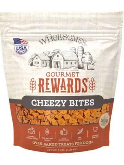 Wholesomes Rewards Gourmet Biscuits Cheddar Cheese 3 Lb