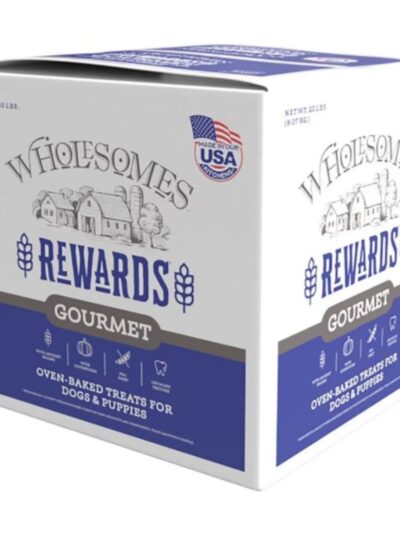 Wholesomes Rewards Gourmet Biscuits Cheddar Cheese 20 Lb