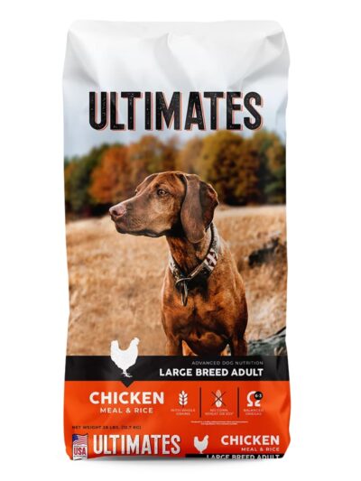 Ultimates Large Breed Dry Dog Food Chicken Meal & Rice 28lb