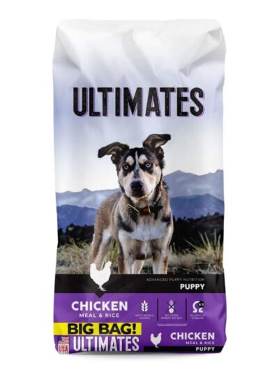 Ultimates Puppy Dry Dog Food Chicken Meal & Rice 40lb