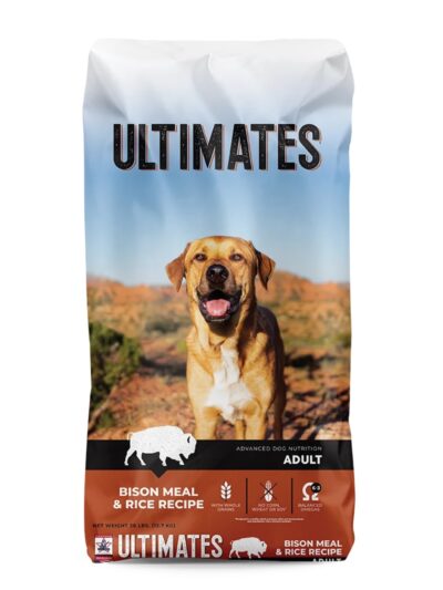 Ultimates Dry Dog Food Bison & Rice 5lb