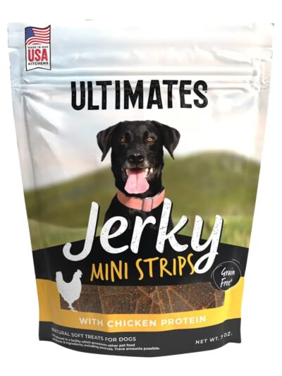 Ultimates Jerky Mini Strips Chicken 7oz.