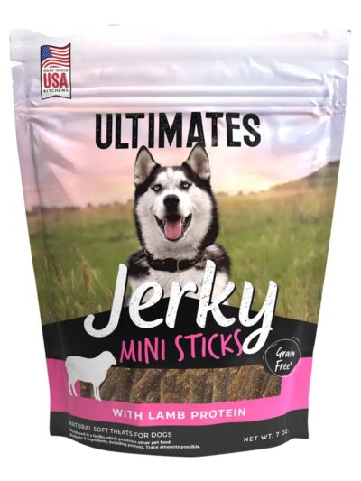 Ultimates Jerky Mini Sticks Lamb 7oz.