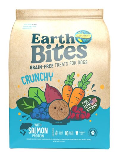 Earthborn Dog Grain Free earthbites Salmon 10oz.