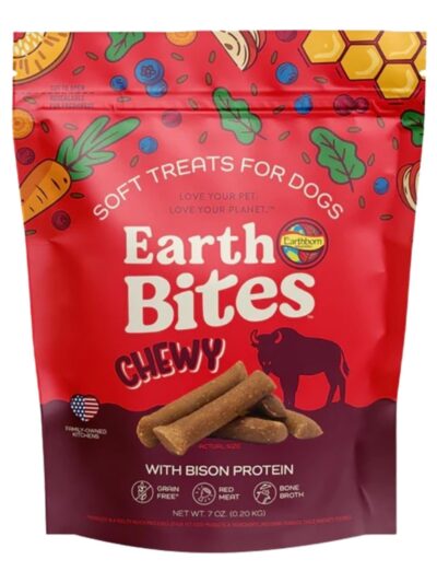 Earthborn Dog Grain Free Earthbites Chewy Bison 7oz.