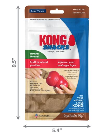 KONG Stuff'N Snacks Puppy Treats Chicken Liver 1ea/LG, 12 oz