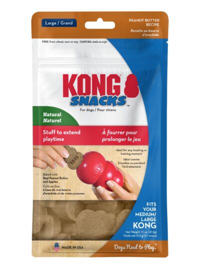 KONG Stuff'N Snacks Dog Treats Peanut Butter 1ea/LG, 12 oz