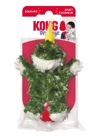 KONG Unstuffed Dog Toy Frog with Squeaker 1ea/XS