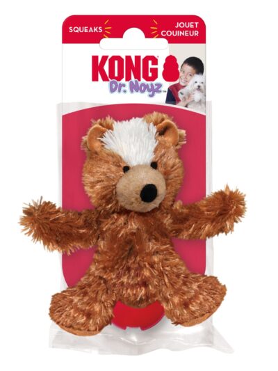 KONG Unstuffed Dog Toy Teddy Bear with Squeaker 1ea/XS