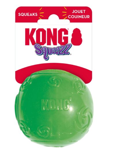 KONG Squeezz Ball Dog Toy Color Assorted 1ea/LG