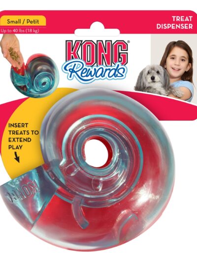 KONG Rewards Treat Dispenser Dog Toy Red 1ea/SM