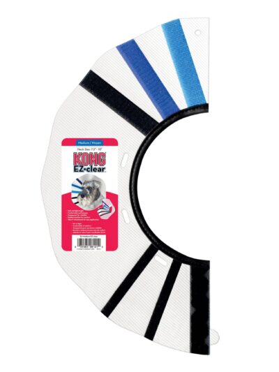 KONG E-Collar Clear/Blue/Black 1ea/MD