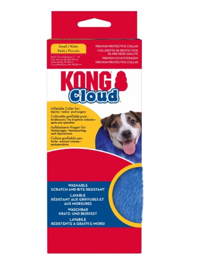 KONG Inflatable E-Collar Blue 1ea/SM