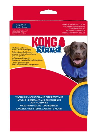 KONG Inflatable E-Collar Blue 1ea/LG