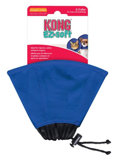 KONG E-Collar for Cats and Small Dogs Blue 1ea/XS