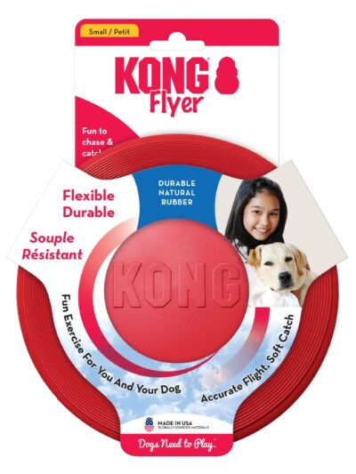 KONG Flyer Dog Toy Red 1ea/SM