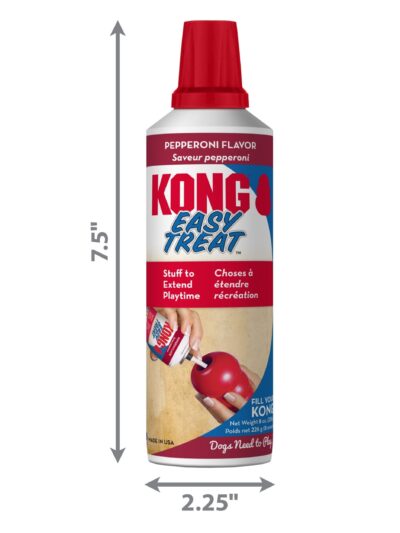 KONG Easy Treat Paste Dog Treat Pepperoni 1ea/8 oz