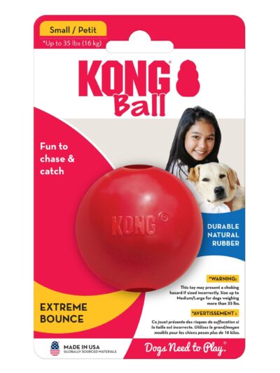 KONG Ball Dog Toy Red 1ea/SM
